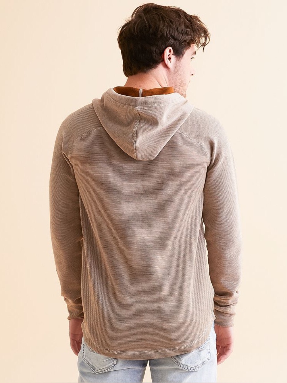 Men’s BKE Ottoman Hoodie Foxtrot Brown Color Size XL - Picture 2 of 9